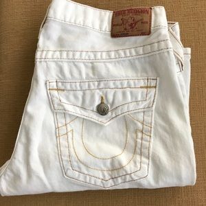 True Religion Jordan White Jeans